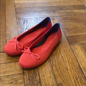 Rothy's Women's Red Ballet Flats
